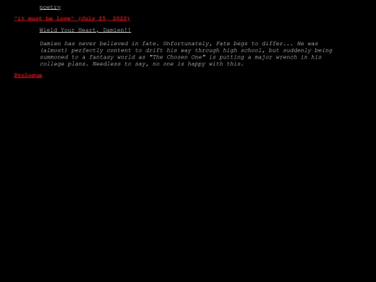 writing screenshot