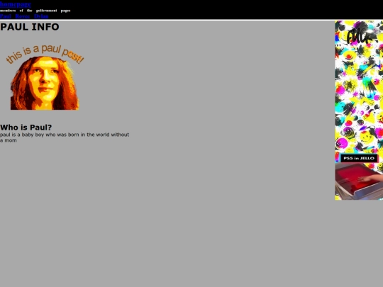 paulinfopage screenshot