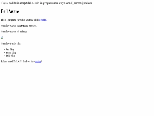 index screenshot