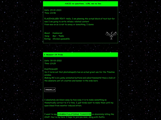blog screenshot