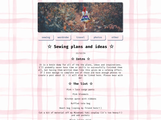 sewing/plans screenshot
