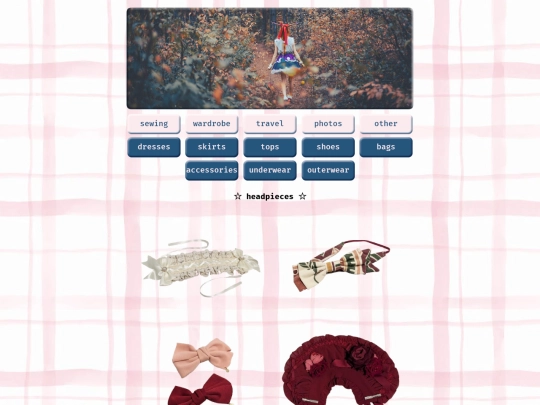 wardrobe/accessories screenshot