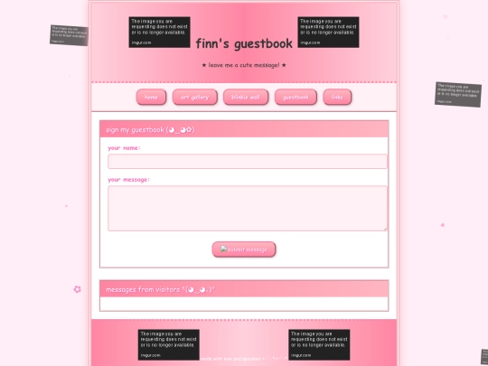 guestbook screenshot