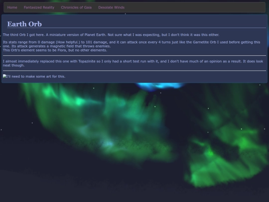 Roxas' Notes - Earth Orb screenshot