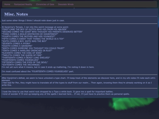 Roxas' Notes - Misc screenshot