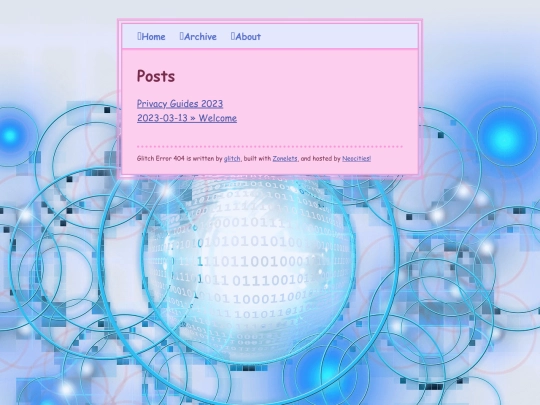 archive screenshot
