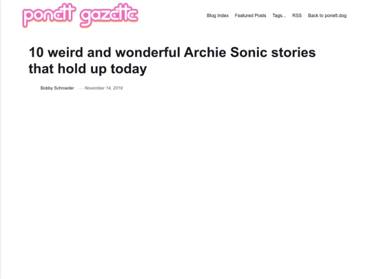 blog/10-weird-and-wonderful-archie-sonic-stories-that-hold-up-today screenshot