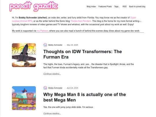 blog/page/2 screenshot