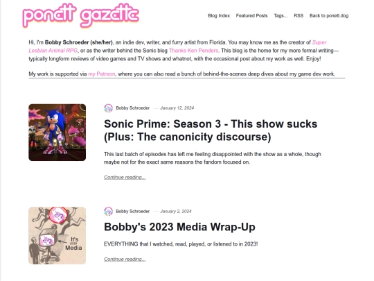 blog/page/3 screenshot