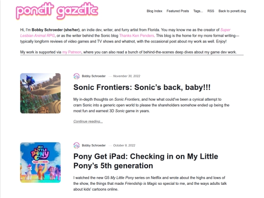 blog/page/4 screenshot