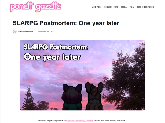 blog/slarpg-postmortem-one-year-later screenshot
