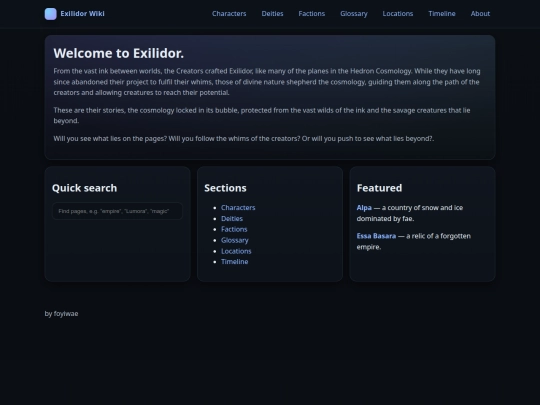 index screenshot