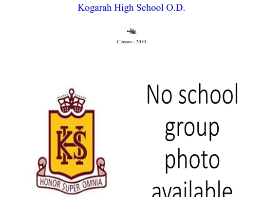 KHSOD-Classes-2010 screenshot