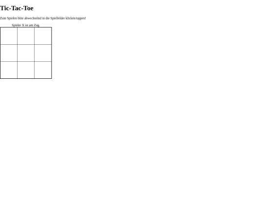 tictactoe screenshot