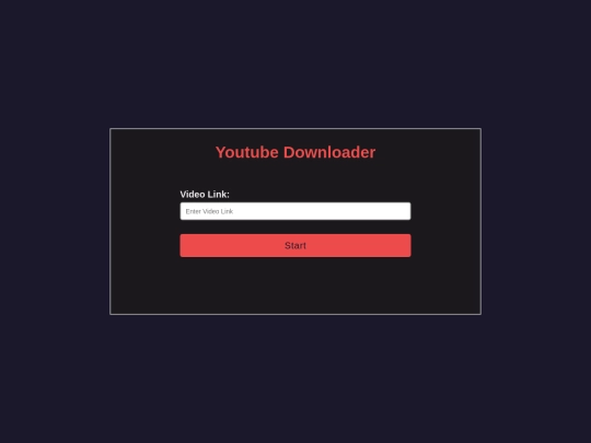 yt_downloader screenshot