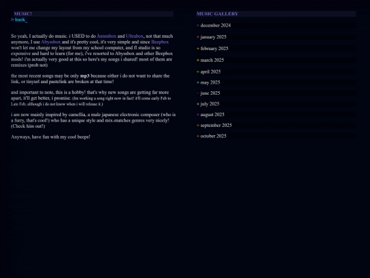 music screenshot