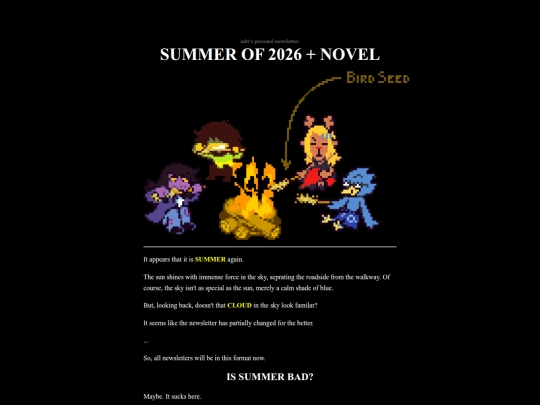 newsletter/summer2026 screenshot