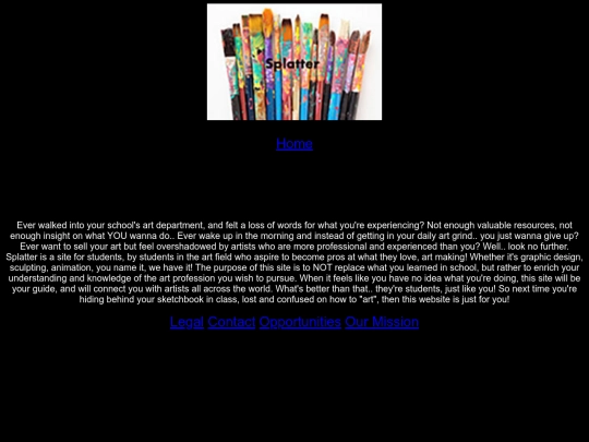 pages/aboutpage screenshot