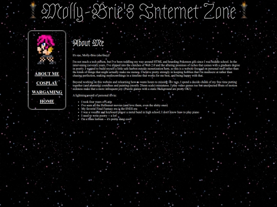 aboutme screenshot