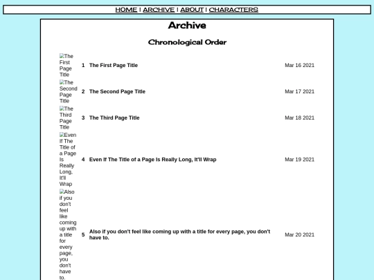 archive screenshot
