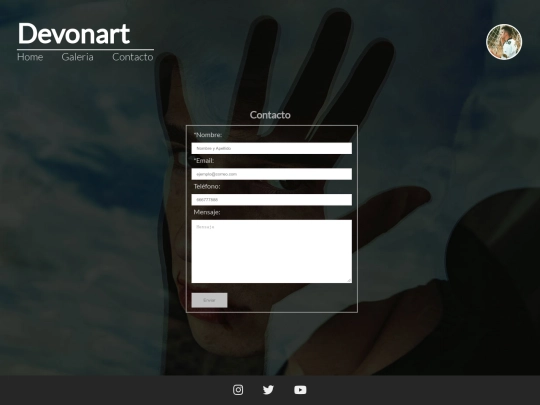 contacte screenshot
