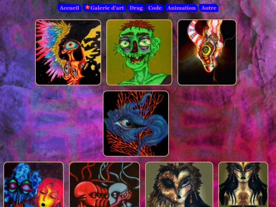 pages/artworks screenshot