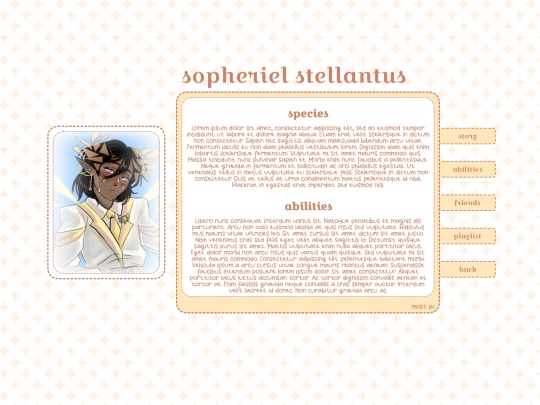 ocs/sophie/abilities screenshot
