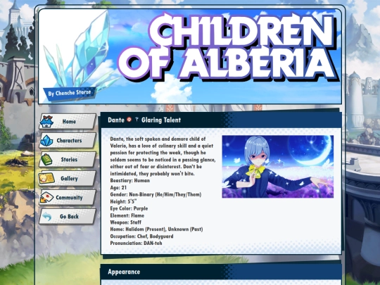 page_characters_dante screenshot