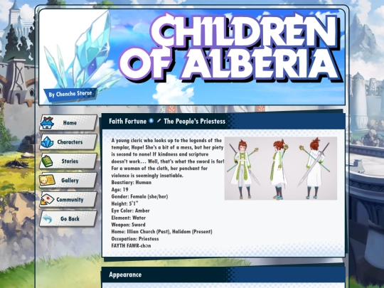 page_characters_faith screenshot