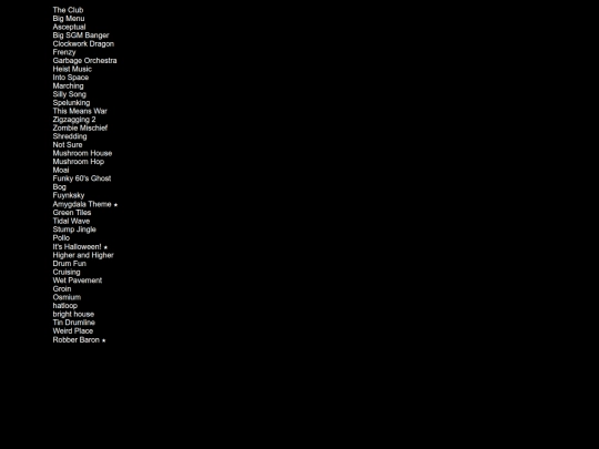 songs screenshot