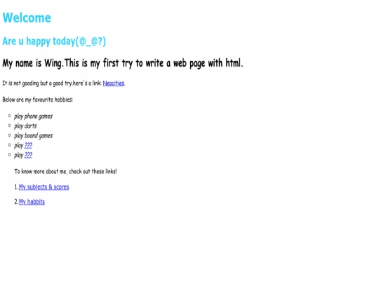 index screenshot