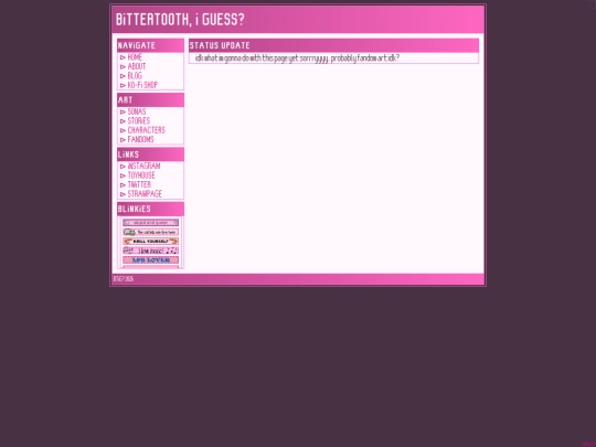 blog screenshot