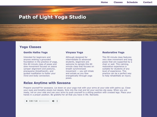 ch11yoga/classes screenshot