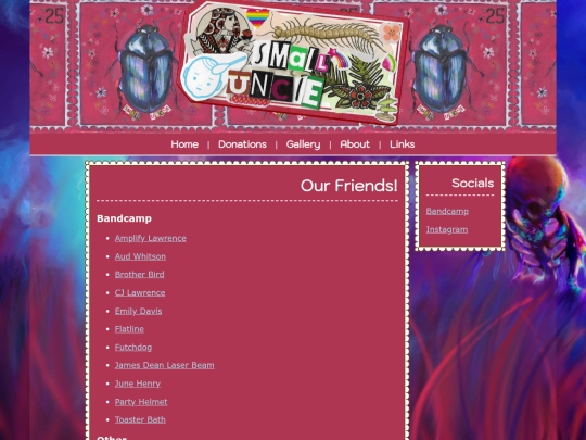 links screenshot