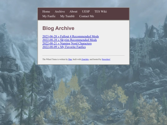 archive screenshot