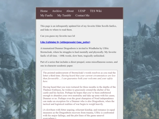 posts/2022-08-09-My-Favorite-Fanfics screenshot