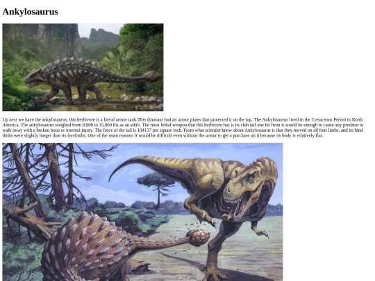 herbivores/defense.machines.html/Ankylosaurus screenshot