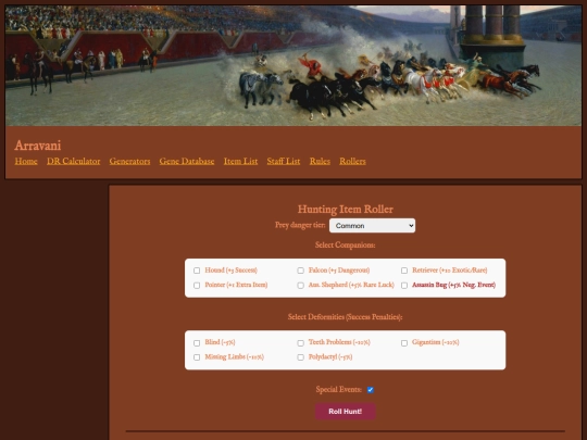huntingroller screenshot