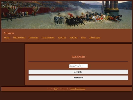 rafflewinner screenshot