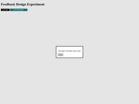feedbackDesignExperiment screenshot