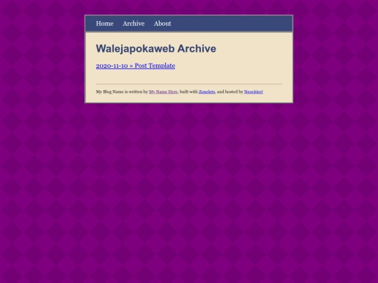 archive screenshot