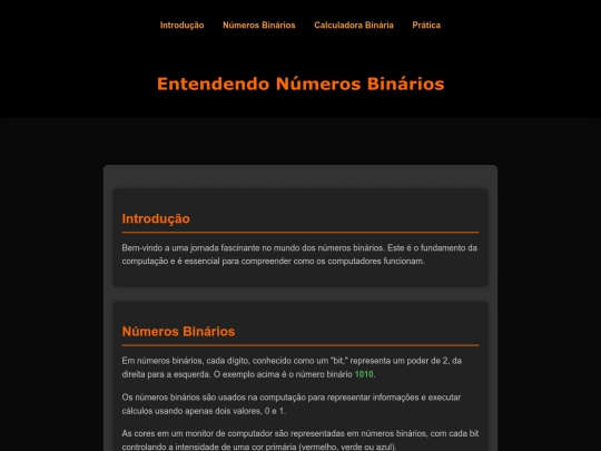 Binary screenshot