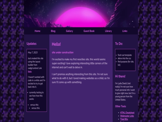 index screenshot