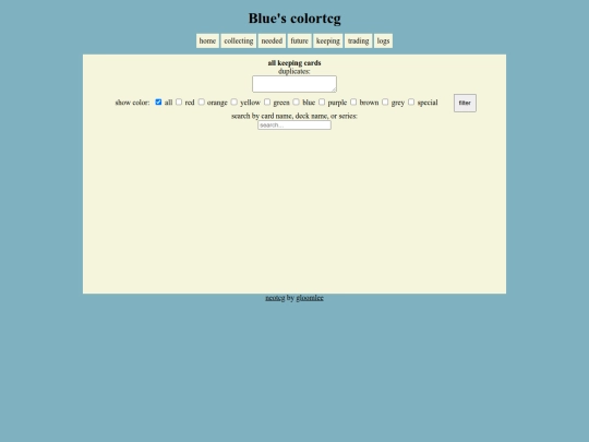 keepingcardsall screenshot