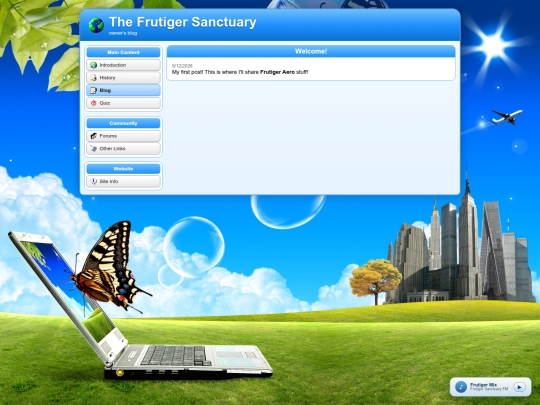 blog screenshot