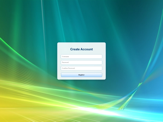 register screenshot