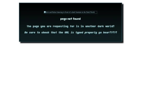 not_found screenshot