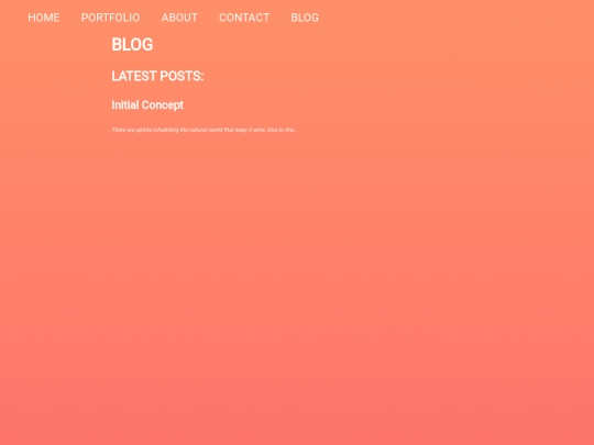 blog screenshot