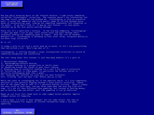 blog/posts/CRATEDIG.DOC screenshot