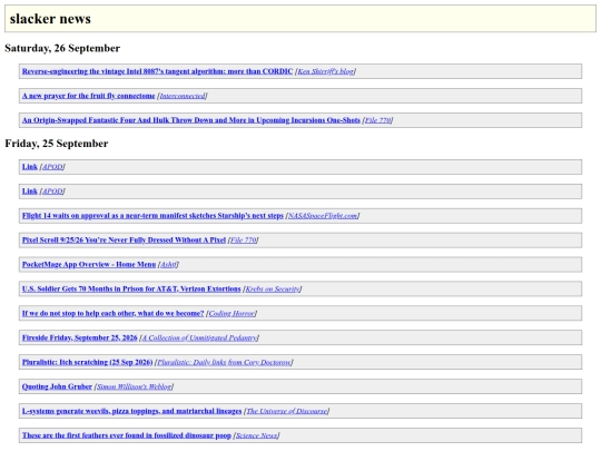 slackernews screenshot